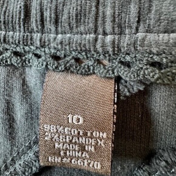 Anthropologie Fei Corduroy Flare Skirt Preppy Flair Autumnal Cabin Cottagecore - Picture 7 of 7